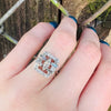 Captivating Marquise, Baguette & Round Diamond Deco Ring