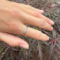 Sweet Heart Two-Tone Gold & Diamond Band