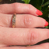 Engaging Two-Tone Buckle Band with Rose Cut Diamond