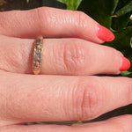 Engaging Two-Tone Buckle Band with Rose Cut Diamond