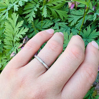 Sparkling 1920s Diamond & Platinum Eternity Band