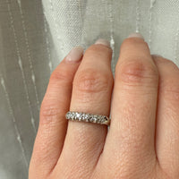 Pretty Mid Century Diamond Wedding Band