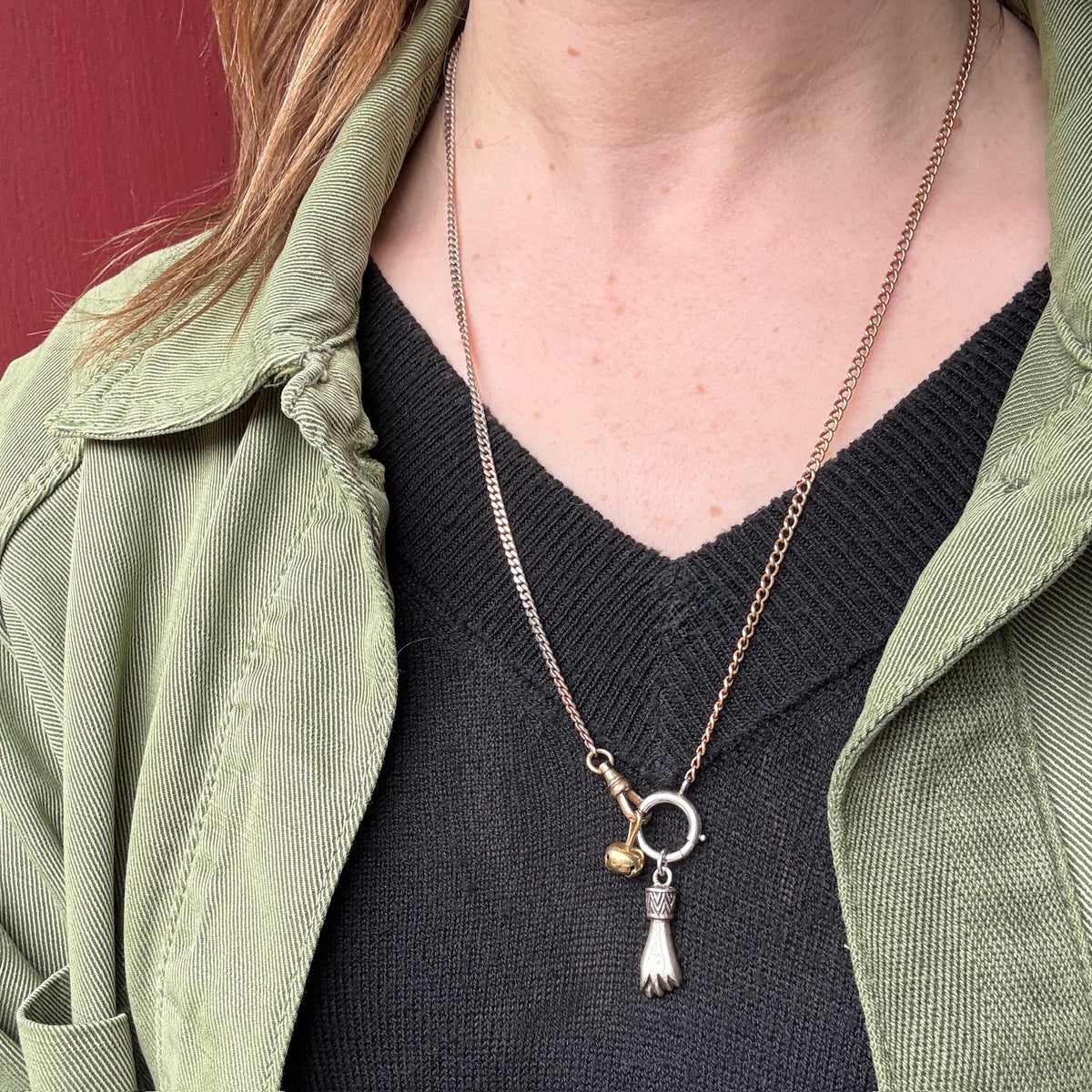 Two-Tone Curb Link Married Chain by Ancient Influences