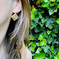 Golden Songbirds Grand Period Earrings