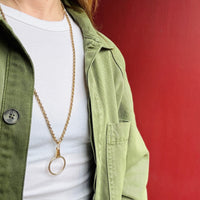 Rope Chain with Retro Charm Holder by Ancient Influences