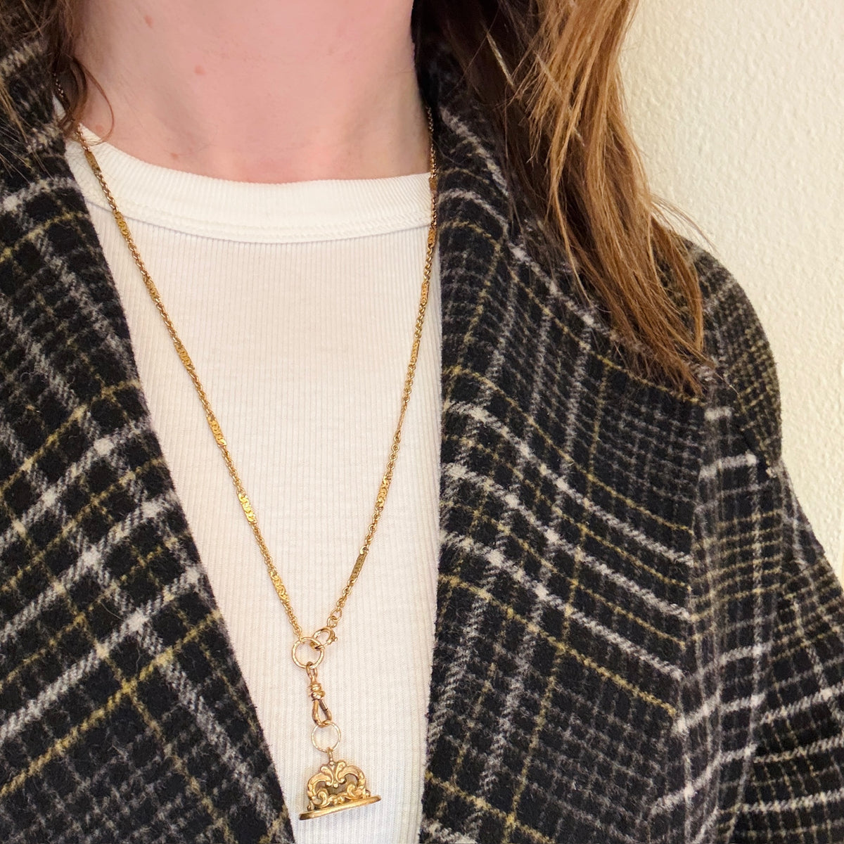 Edwardian Chain with Double Clasps by Ancient Influences