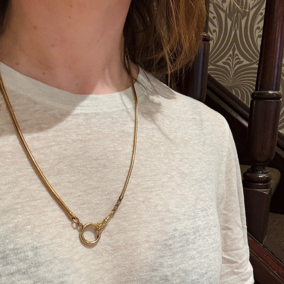 Slinky Retro Snake Chain Necklace by Ancient Influences