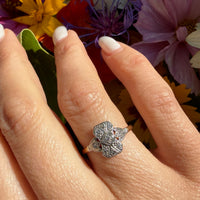 Edwardian Diamond-Set Platinum & 18ct Gold Ring