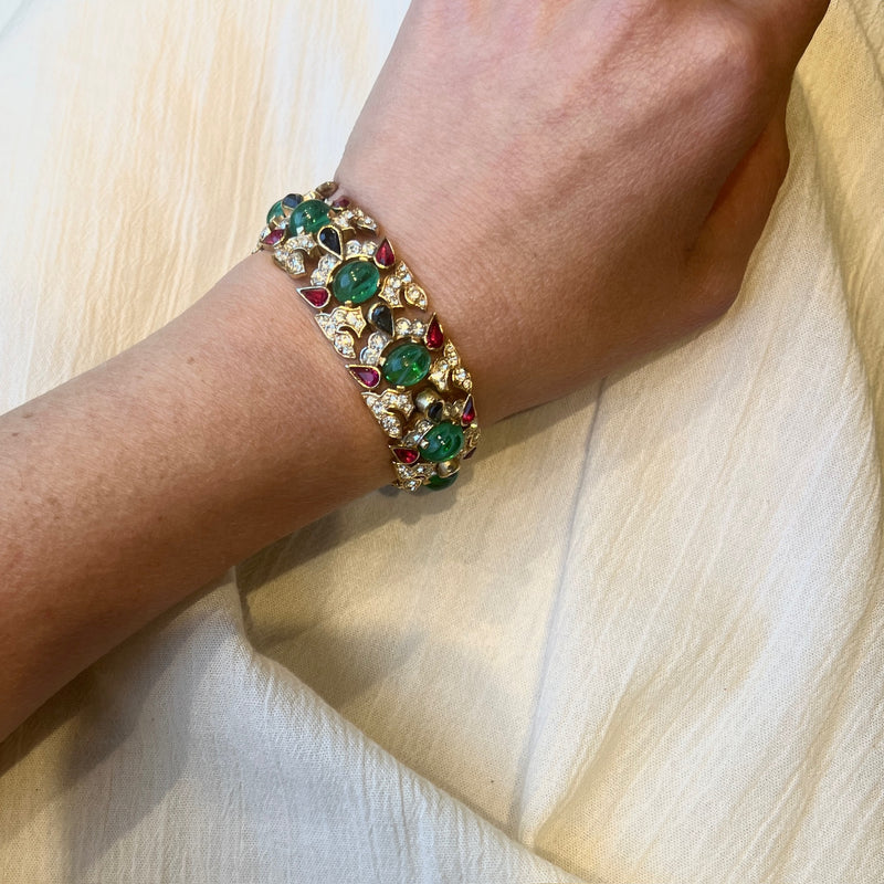Mughal Bracelet from Trifari's Jewels of India Collection