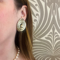 Egyptian Revival MMA Coiled Snake Earrings