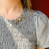 Sporty Gold Fox & Riding Crop Bar Pin