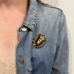 Uncanny Mask Brooch by Trifari