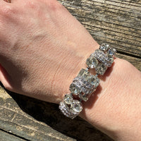 Eisenberg Two Row Swarovski Crystal Bracelet