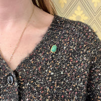 Beautifully Detailed Gold Scarab Lapel Pin