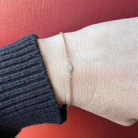 Rose & White Gold Bracelet with Diamond Accent by brunet