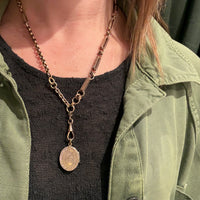 Victorian Floral Engraved Gold Locket