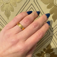 Gorgeous 22k Gold Panel Band