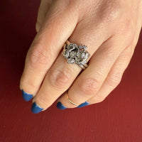 Delightful Old Mine Diamond Engagement Ring