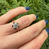 Uniquely Beautiful Solitaire Engagement Ring