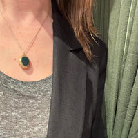 Bloodstone and Agate 15ct Locket