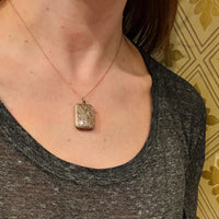 Beautifully Engraved Antique Gold Locket