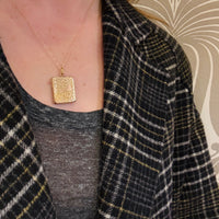 Wonderful Antique Locket Engraved with Ivy