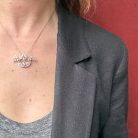 Whimsical OEC Diamond Pendant