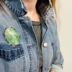 Meso-American Mask Eisenberg Original Brooch