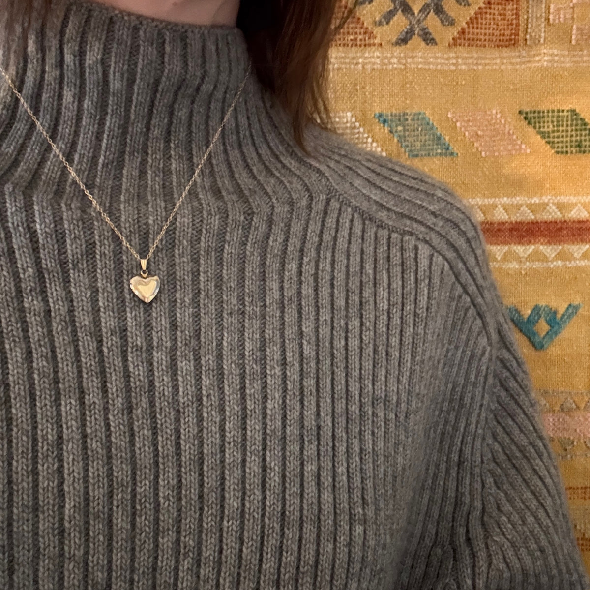 Little Plated Heart-Shaped Locket