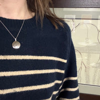 Perfectly Plain Sterling Silver Round Locket