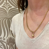 Glittering Engraved Curb Married Chain by Ancient Influences