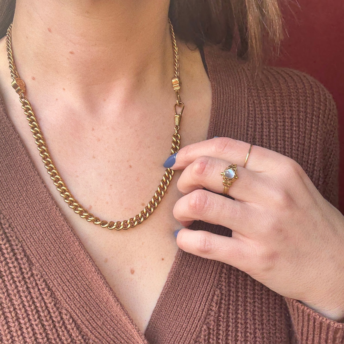 Incredible Heavy Vintage Curb Chain by Ancient Influences