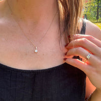 Dazzling Old Mine Cut Diamond in 18k Solitaire Pendant