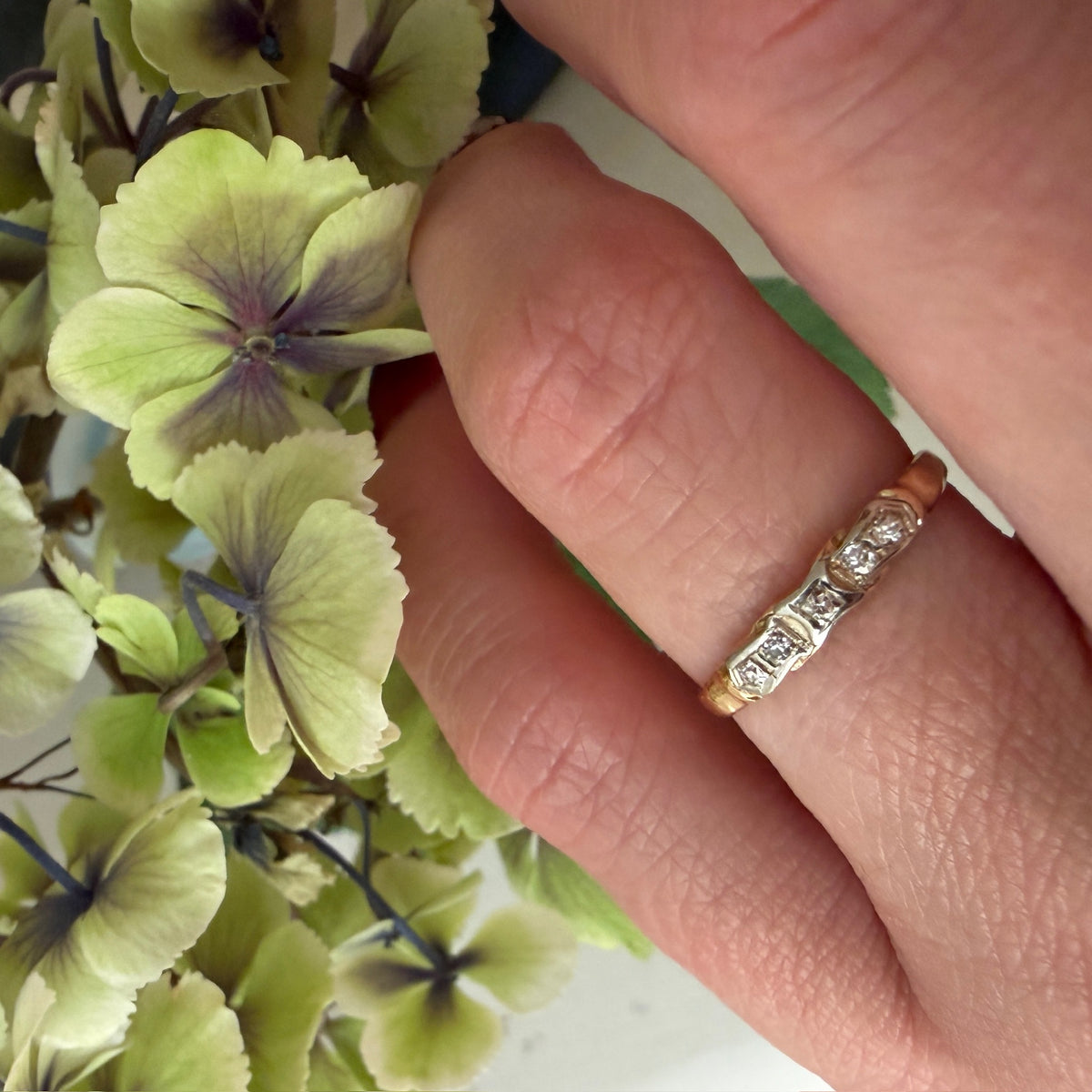 Sweetest Art Deco Diamond Buckle Band