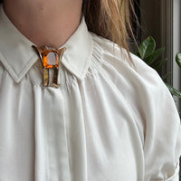 Stunning Gilded Silver Retro Clip by Alfred Philippe for Trifari