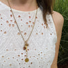 Wee Edwardian Goldstone Charm