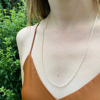Delicate Natural River Pearls with Gold Clasp by Ancient Influences