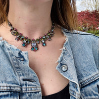 Belle Epoque Style Hollycraft Rhinestone Necklace