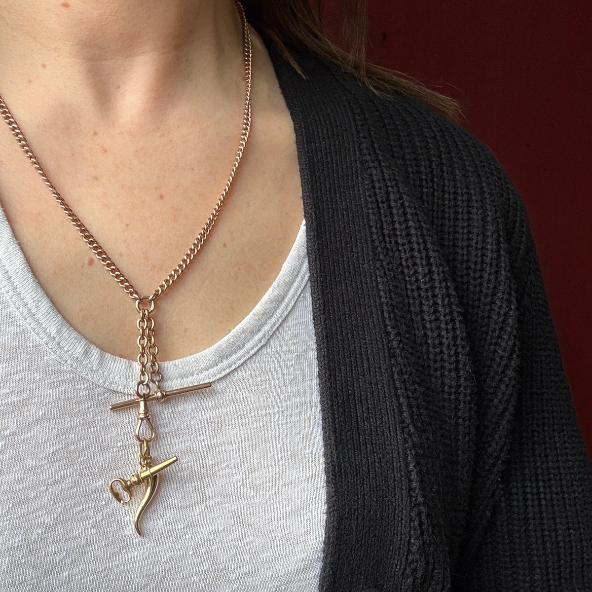 Classic Curb Watch Chain Necklace by Ancient Influences
