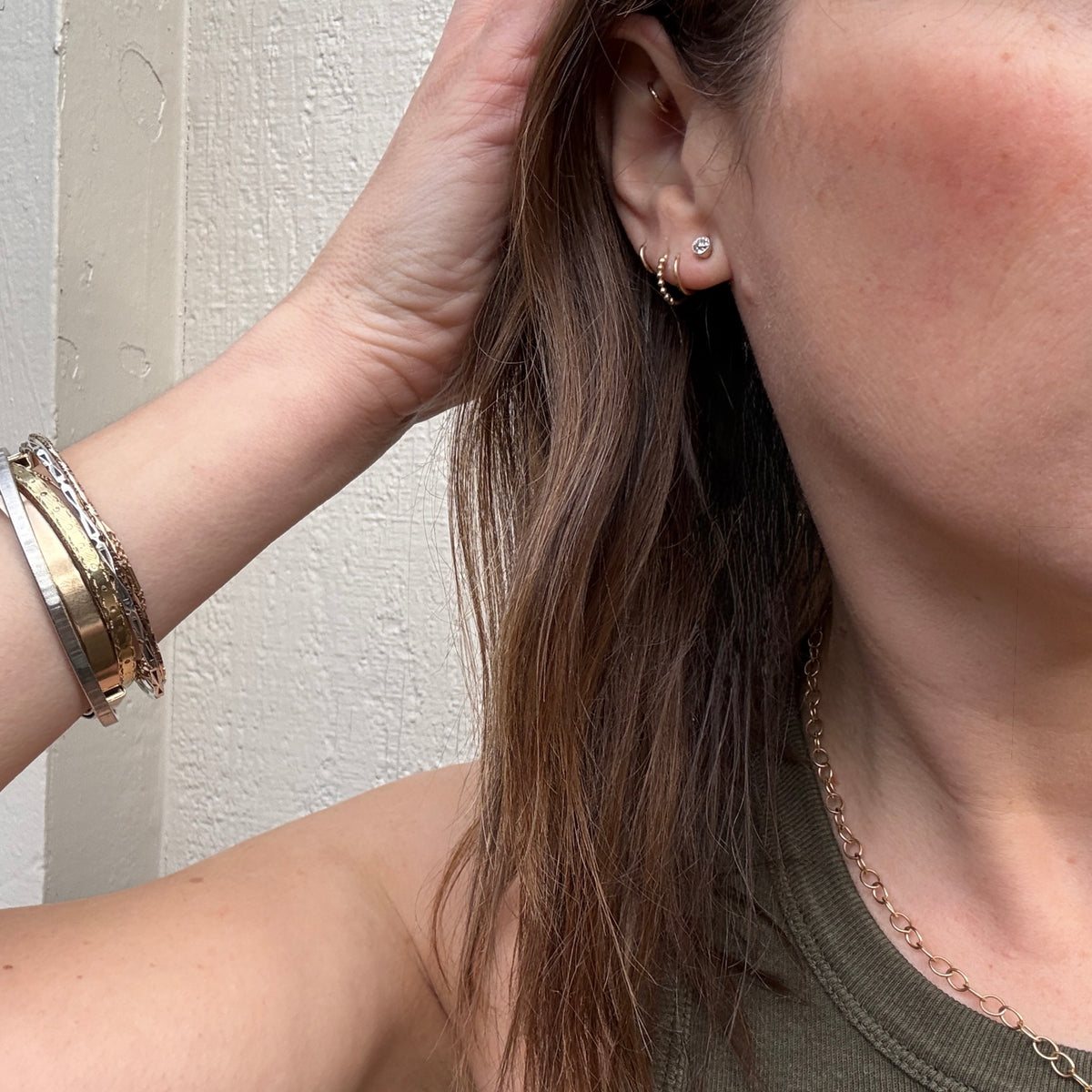 Fabulous OMC Diamond Stud Earrings