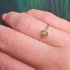 Oval Golden Precious Topaz Ring by 720