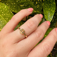 Hand Crafted Precious Topaz Ring by GSL