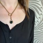 Buttery Little Spinner Fob with Bloodstone & Agate