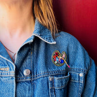 Vibrant Artist's Palette Brooch by Weiss