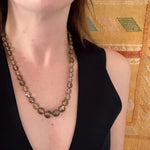 Graduated Smokey Quartz Bead Necklace