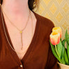 Extra Long Victorian Chain with Etruscan Revival Slide