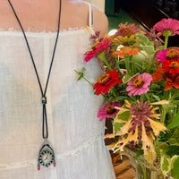 Fantastic Enameled Jazz Age Pendant Watch