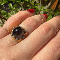 Spritzer and Fuhrmann Garnet Carbuncle Ring