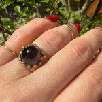 Spritzer and Fuhrmann Garnet Carbuncle Ring