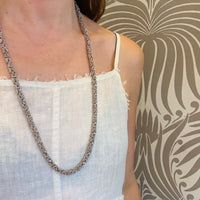 Mexican Sterling Silver Byzantine Chain